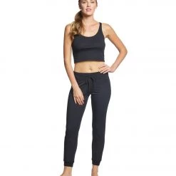 CLOTHING Beyond Yoga Cozy Fleece Lounge Around Midi Joggers Black