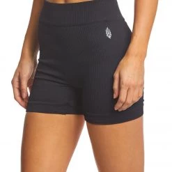 Free People Movement Seamless Shorts Black NEW ARRIVALS