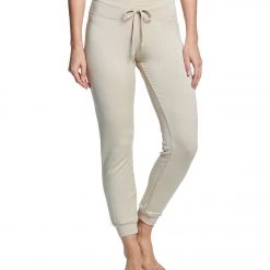 Beyond Yoga Cozy Fleece Lounge Around Midi Joggers Texas Taupe CLOTHING