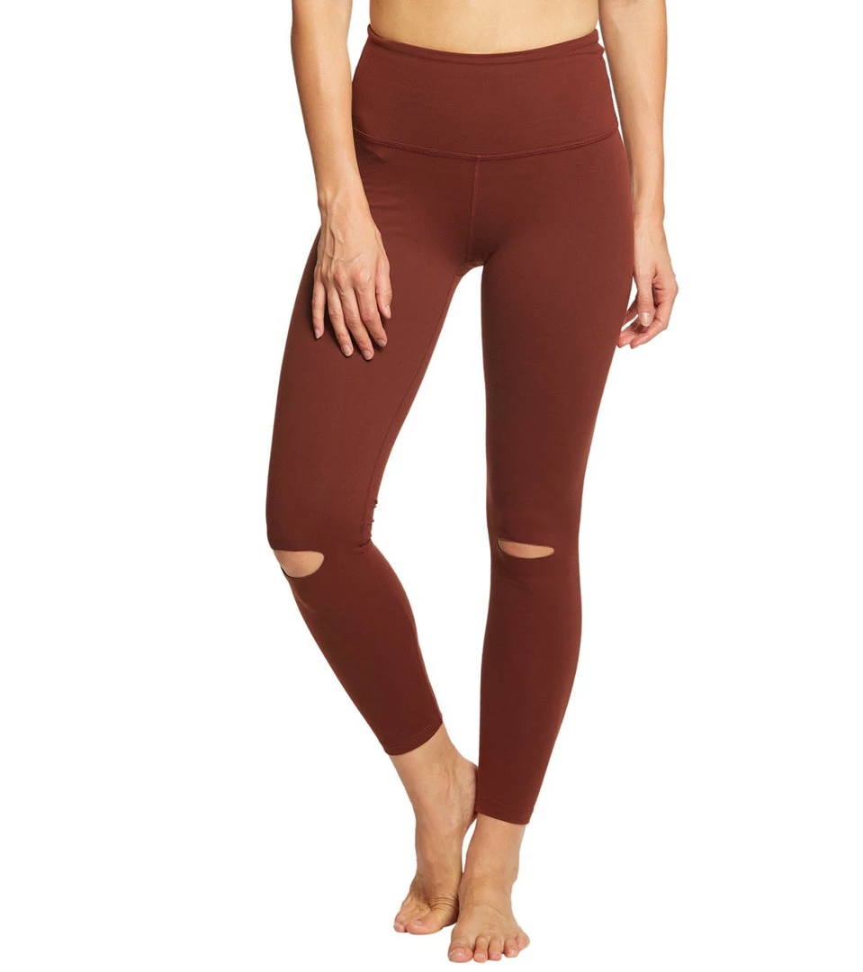 Beyond Yoga Got To Slit High Waisted 7/8 Yoga Leggings Red Rock 3 Beyond Yoga Got To Slit High Waisted 7/8 Yoga Leggings Red Rock