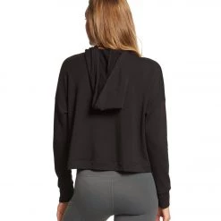 Beyond Yoga Sedona Cropped Hoodie Black CLOTHING 10 Beyond Yoga Sedona Cropped Hoodie Black CLOTHING