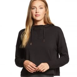 Beyond Yoga Sedona Cropped Hoodie Black CLOTHING 13 Beyond Yoga Sedona Cropped Hoodie Black CLOTHING