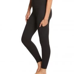 CLOTHING Beyond Yoga Palomino High Waisted 7/8 Yoga Leggings With Pockets Jet Black