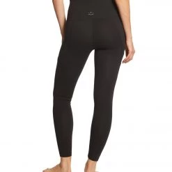 CLOTHING Beyond Yoga Palomino High Waisted 7/8 Yoga Leggings With Pockets Jet Black 10 CLOTHING Beyond Yoga Palomino High Waisted 7/8 Yoga Leggings With Pockets Jet Black