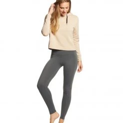 CLOTHING Beyond Yoga Sedona Cropped Hoodie Texas Taupe