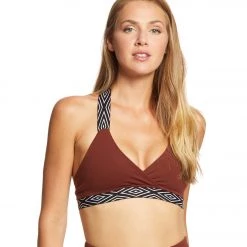 Beyond Yoga Badlands Yoga Sports Bra Red Rock CLOTHING