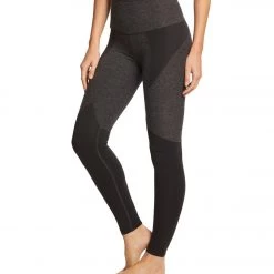 Beyond Yoga Spacedye Paneled High Waisted Yoga Leggings Black/Charcoal CLOTHING