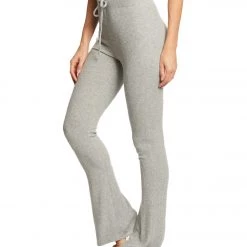 Spiritual Gangster High Rise Bell Pants Medium Heather Grey CLOTHING