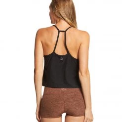 Beyond Yoga Curve Cropped Tank Darkest Night