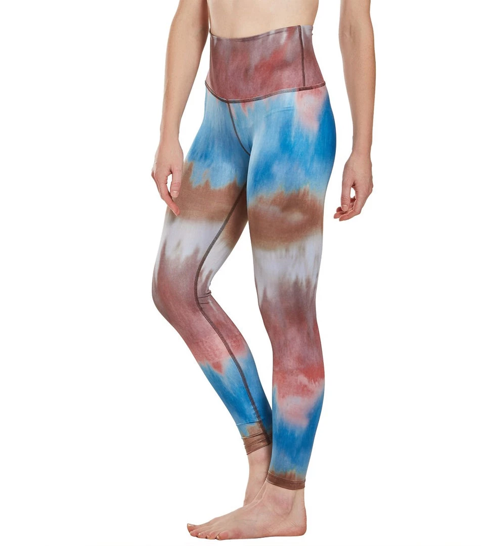 Beyond Yoga Stripe Lux High Waisted 7/8 Yoga Leggings Mantra Wash 7 Beyond Yoga Stripe Lux High Waisted 7/8 Yoga Leggings Mantra Wash