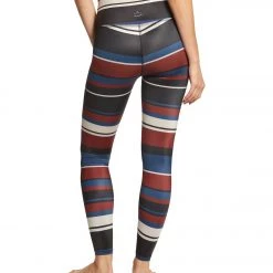 Beyond Yoga Stripe Lux High Waisted 7/8 Yoga Leggings Fallen Stripe 10 Beyond Yoga Stripe Lux High Waisted 7/8 Yoga Leggings Fallen Stripe