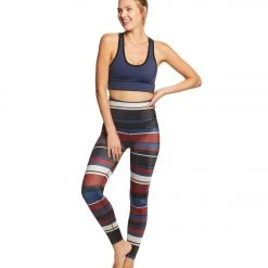 Beyond Yoga Stripe Lux High Waisted 7/8 Yoga Leggings Fallen Stripe 11 Beyond Yoga Stripe Lux High Waisted 7/8 Yoga Leggings Fallen Stripe