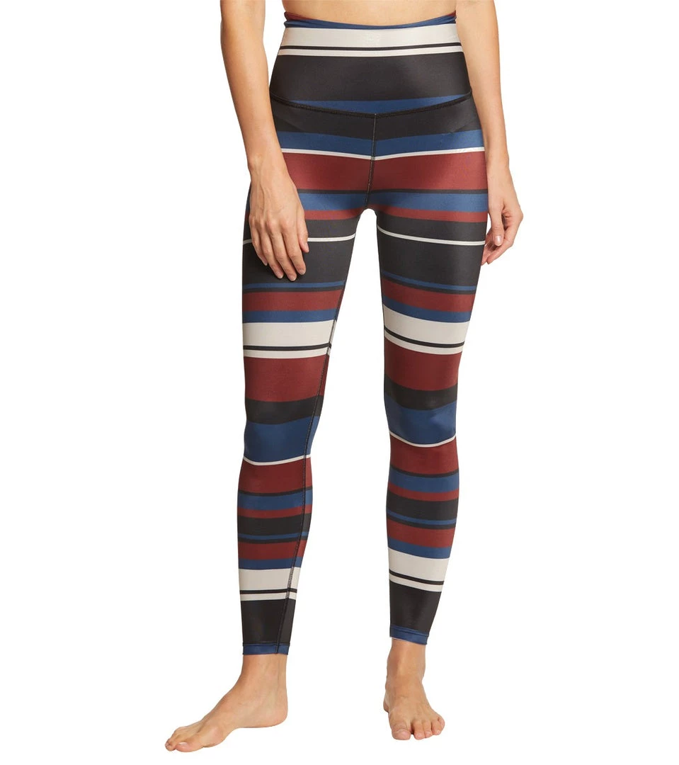 Beyond Yoga Stripe Lux High Waisted 7/8 Yoga Leggings Fallen Stripe 8 Beyond Yoga Stripe Lux High Waisted 7/8 Yoga Leggings Fallen Stripe