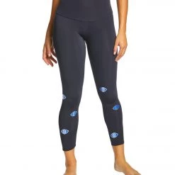 Onzie Foil 7/8 Yoga Leggings Evil Eye