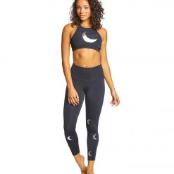 Onzie Foil 7/8 Yoga Leggings Moon CLOTHING
