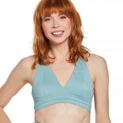 Mika Yoga Wear Genna Yoga Bra Seaglass