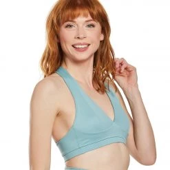 Mika Yoga Wear Genna Yoga Bra Seaglass