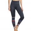 CLOTHING Beyond Yoga Arlington High Waisted 7/8 Yoga Leggings Black/Fallen Stripe