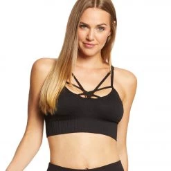 Betsey Johnson Performance V Strap Seamless Bra CLOTHING