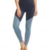 CLOTHING Beyond Yoga Plush Angled High Waisted 7/8 Yoga Leggings Nocturnal Navy Heather/Light Blue Heather 1 CLOTHING Beyond Yoga Plush Angled High Waisted 7/8 Yoga Leggings Nocturnal Navy Heather/Light Blue Heather