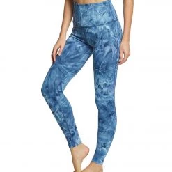 Beyond Yoga Smokeshow Wave High Waisted Yoga Leggings Outlaw Navy Smoke
