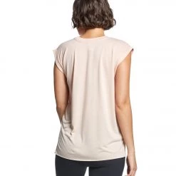 CLOTHING Bella + Canvas Flowy Rolled Cuff Muscle Tee Peach