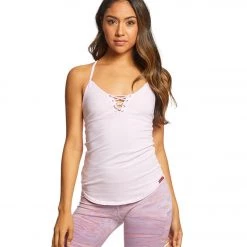 Hard Tail Corset Crossback Tank Tulip