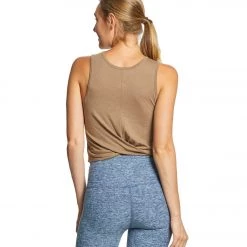 Beyond Yoga Crossroads Reversible Cropped Tank Tumbleweed CLOTHING