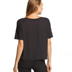 CLOTHING Beyond Yoga Full Eclipse V-Neck Tee Black