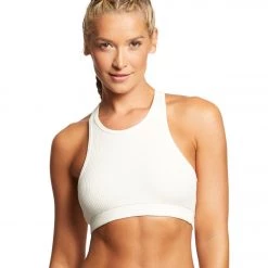 Spiritual Gangster Ballet Rib Bra Stone CLOTHING