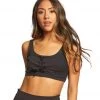 CLOTHING Free People Movement Before You Go Lace Up Bra Black