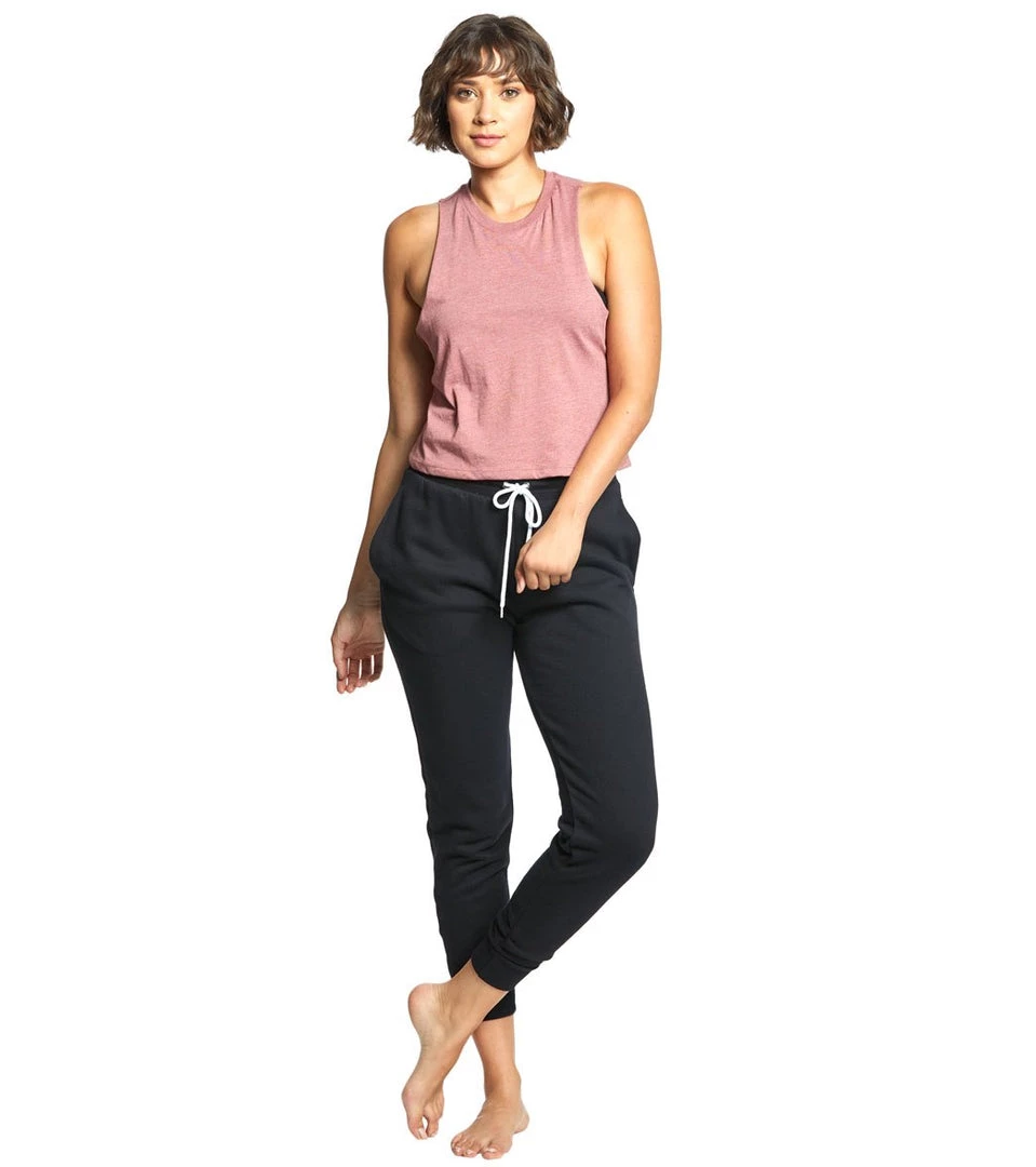 Bella + Canvas Poly-Cotton Sweatpant Joggers Black 6 Bella + Canvas Poly-Cotton Sweatpant Joggers Black