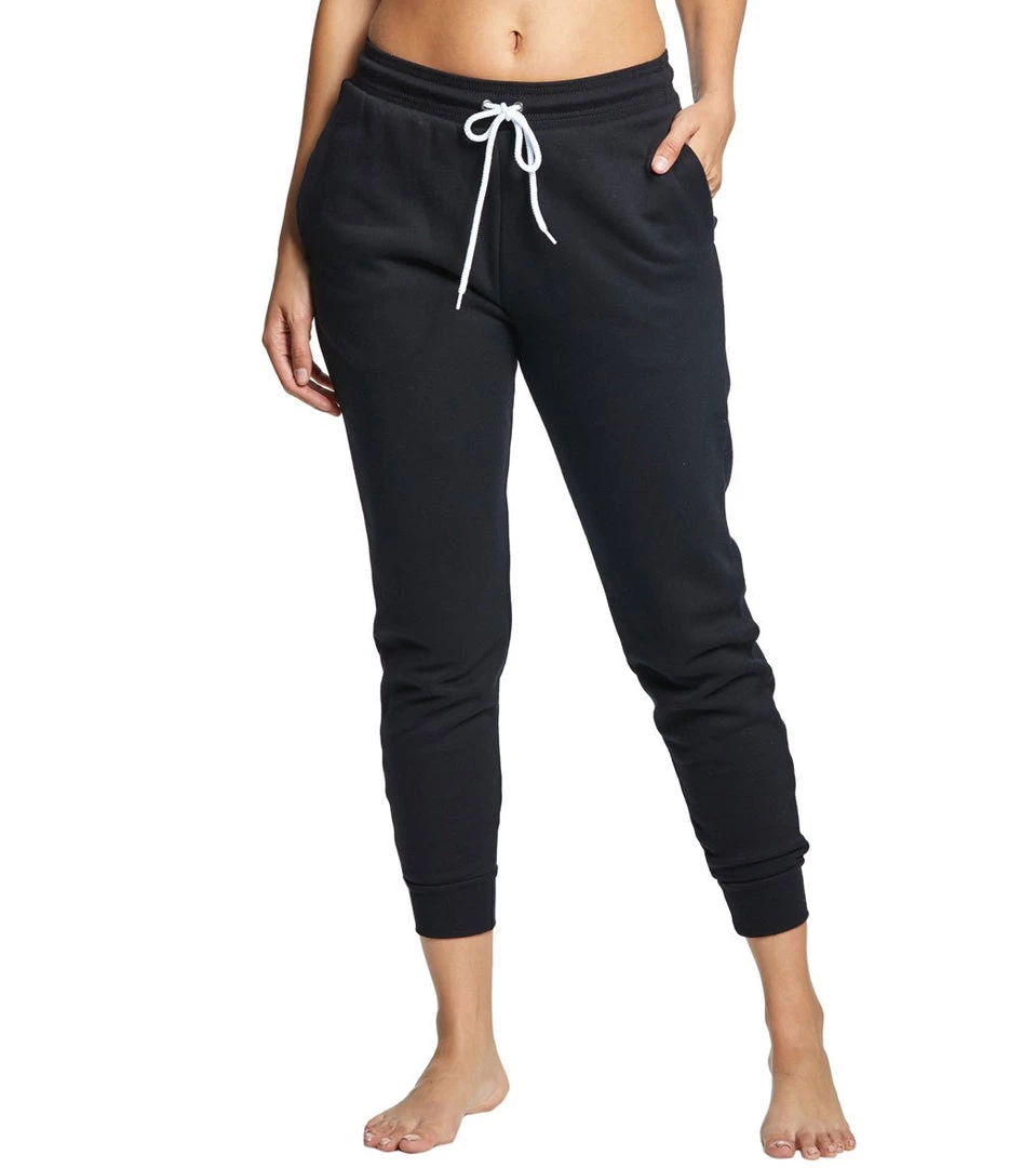 Bella + Canvas Poly-Cotton Sweatpant Joggers Black 8 Bella + Canvas Poly-Cotton Sweatpant Joggers Black