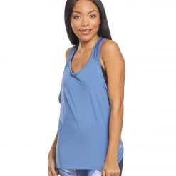 Marika Mesh Back Singlet Dutch Blue