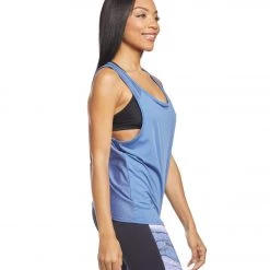 Marika Mesh Back Singlet Dutch Blue
