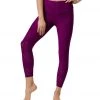 Onzie Selenite 7/8 Yoga Leggings Black Cherry