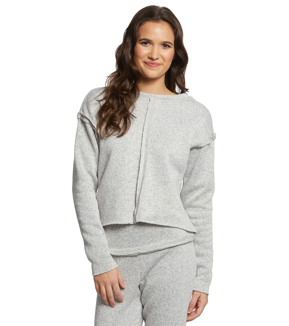 Onzie Cozy Raw Seam Crew Pullover 3 Onzie Cozy Raw Seam Crew Pullover
