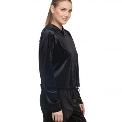 Onzie Velour Top Black CLOTHING