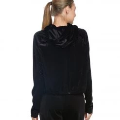 Onzie Velour Top Black CLOTHING