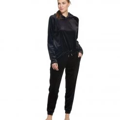 Onzie Velour Top Black CLOTHING