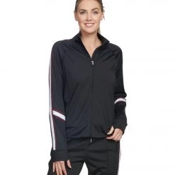 Onzie Track Jacket Black/Aubergine