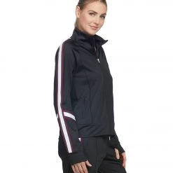 Onzie Track Jacket Black/Aubergine