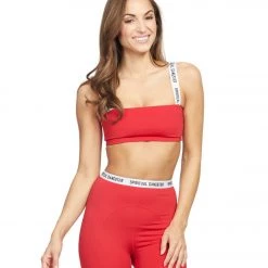 Spiritual Gangster Skylar Frame Bra Crimson