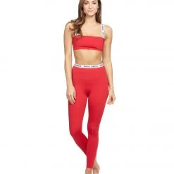 Spiritual Gangster Skylar Frame Bra Crimson