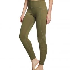 Free People Movement Time Is Now Smocked Leggings With Pockets Army Long Leggings 13 Free People Movement Time Is Now Smocked Leggings With Pockets Army Long Leggings