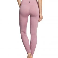 Free People Movement Time Is Now Smocked Leggings With Pockets Mulberry Long Leggings