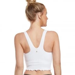 Spiritual Gangster Amor Seamless Crop Tank White