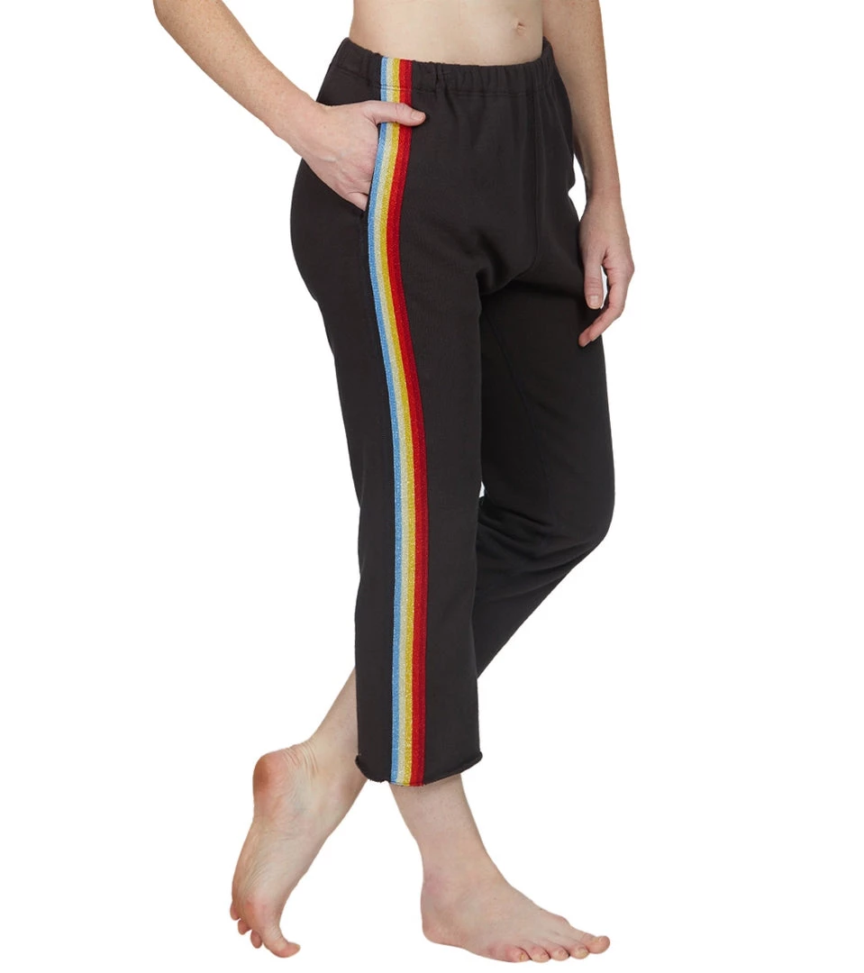 Spiritual Gangster Rainbow Floral Perfect Harem Sweatpant Joggers Vintage Black 3 Spiritual Gangster Rainbow Floral Perfect Harem Sweatpant Joggers Vintage Black