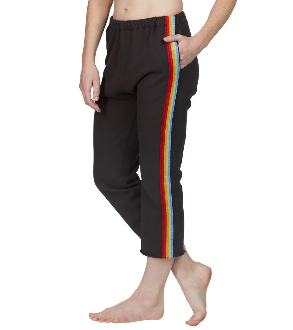 Spiritual Gangster Rainbow Floral Perfect Harem Sweatpant Joggers Vintage Black 7 Spiritual Gangster Rainbow Floral Perfect Harem Sweatpant Joggers Vintage Black