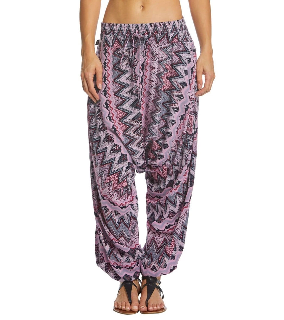 CLOTHING Buddha Pants Zag Harem Pants Pink 3 CLOTHING Buddha Pants Zag Harem Pants Pink
